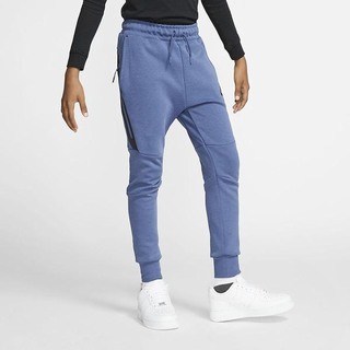 Pantaloni Nike Sportswear Tech Fleece Fete Bleumarin Negrii | ZXGO-83590